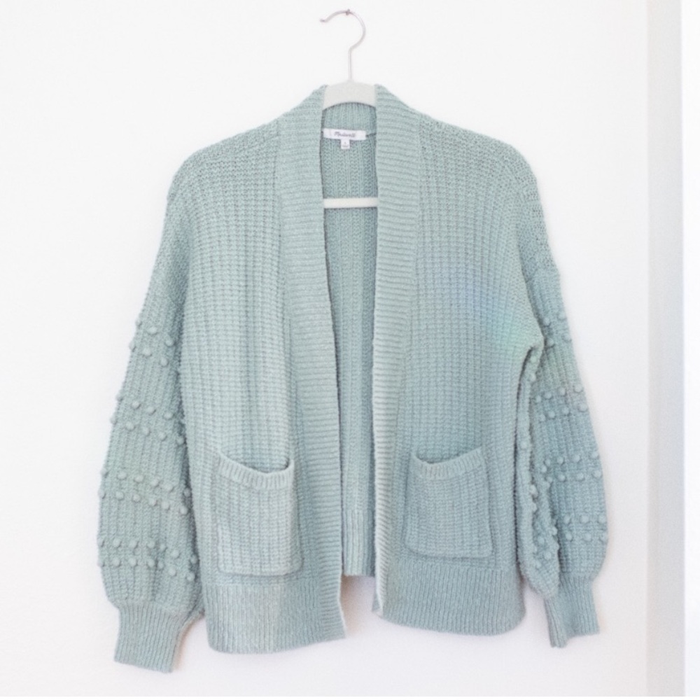 Madewell Bobble Cardigan Sage